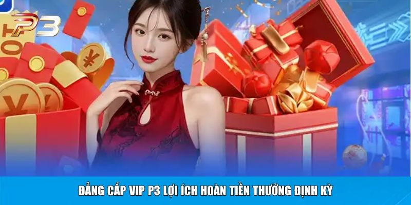 Đẳng cấp VIP P3 lợi ích hoàn tiền thưởng định kỳ