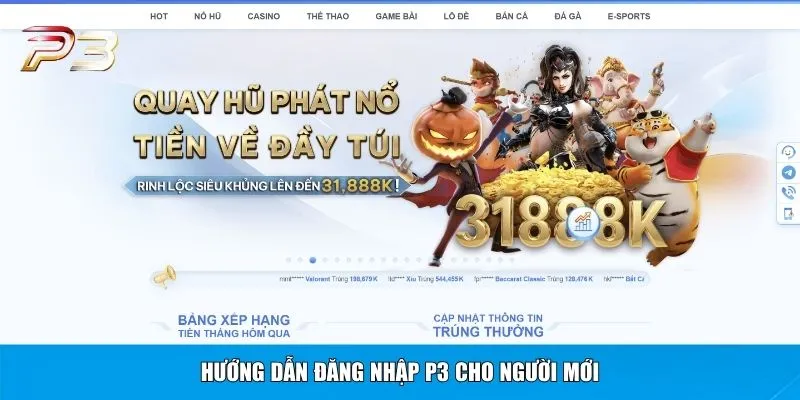 Hướng dẫn đăng nhập P3 cho người mới